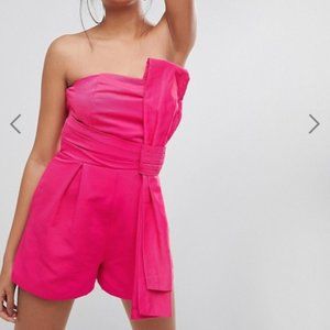 Pink Bow Romper NEW W/ TAGS